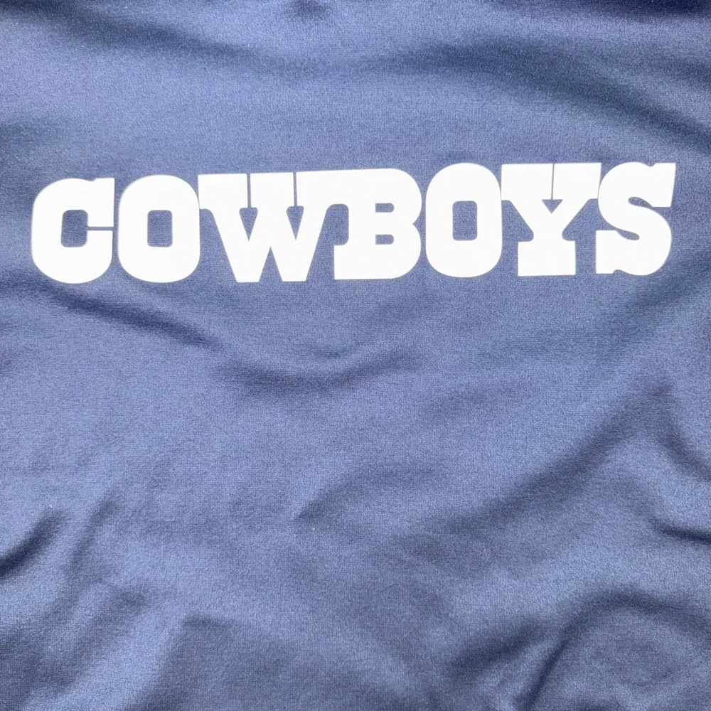 Nike Dallas Cowboys Hoodie Mens Medium Navy Blue NFL Pullover Sweatshirt